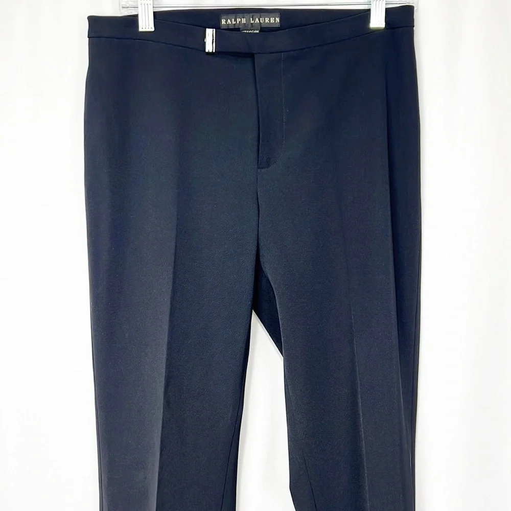 Ralph Lauren Black Label Straight Leg Dress Pants Navy Blue size 10